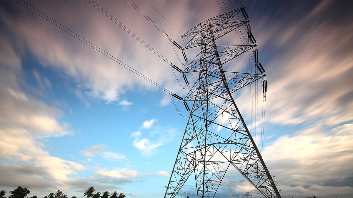 Electricity pylon to illustrate Mackman Research's work with EOS